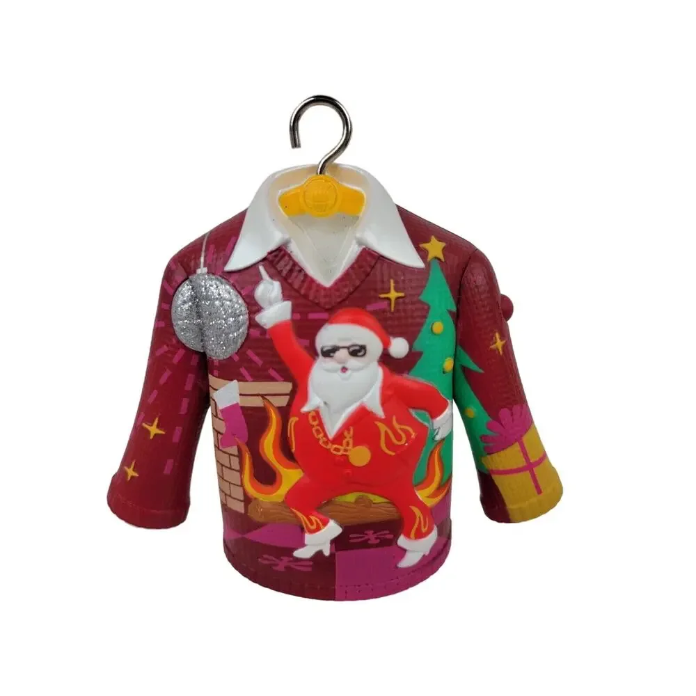 Hallmark Disco Inferno - Magic Sound - Santa Sweater Keepsake Ornament 2021